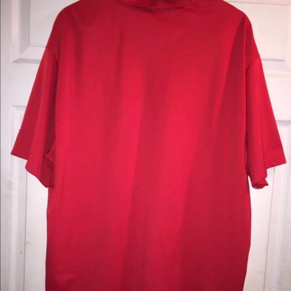 MEN Nike golf red polo shirt large top